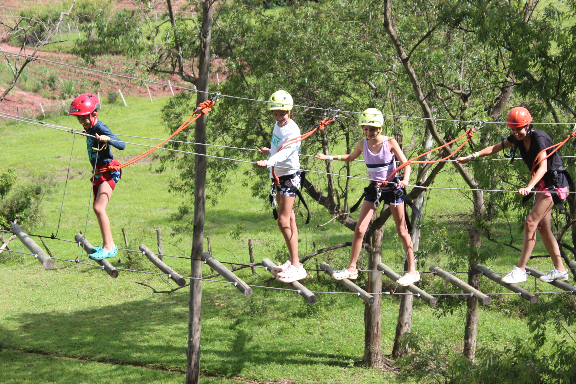Ropes course adventure
